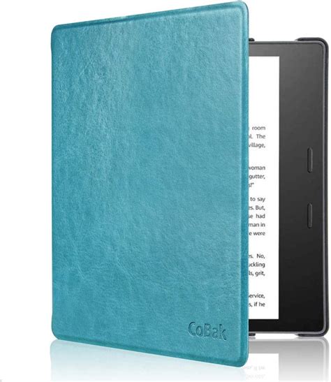 Cobak Case For Kindle Oasis Premium Pu Leather Smart