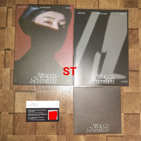 Jual Sharing Album Seventeen Attacca Carat Version Binder Dan Cd Pilih