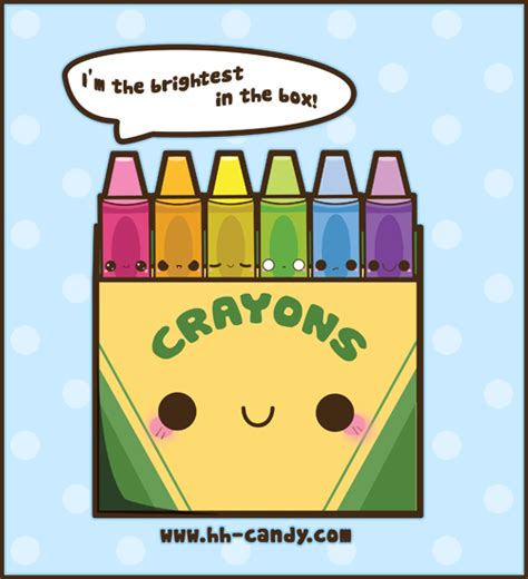 Sweet Crayon Box By A Little Kitty On Deviantart Kawaii Cute Crayon