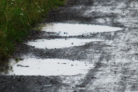 Field Road Puddles Mud Detail Stock Photos Free And Royalty Free Stock