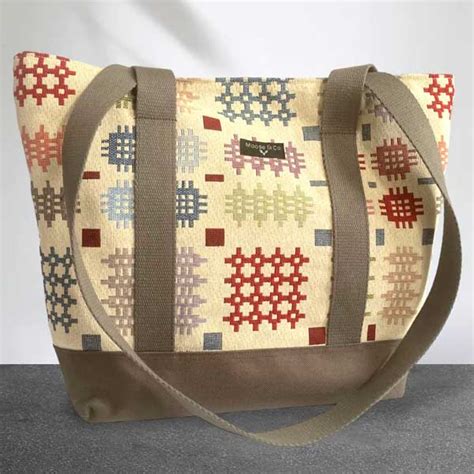 Multicolour Welsh Tapestry Shoulder Bag Welsh Gifts With Heart