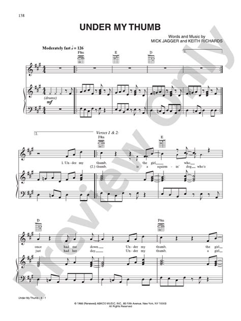 The Rolling Stones Sheet Music Anthology Piano Vocal Chords The