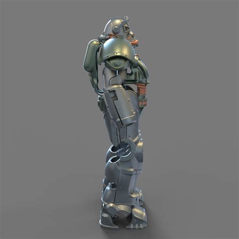 Fallout T B Full Body Wearable Power Armor With Helmet D Model D