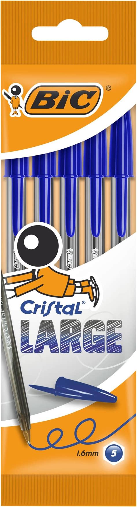 Bic Cristal Multicolour Stylos Bille Pointe Large Mm Couleurs