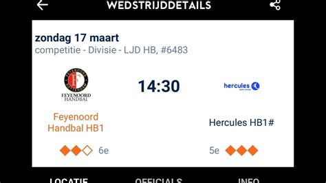 Feyenoord Handbal Hb Hercules Hb Youtube