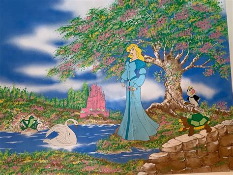 Swan Princess Original Large Poster Art Painting - Movie Advertising ...