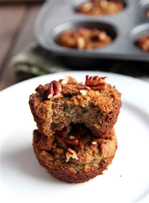 Healthy Zucchini Muffins With Coconut Flour Leelalicious