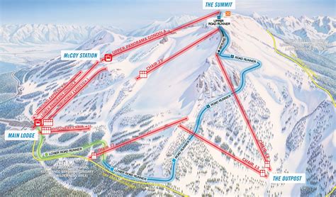 Mammoth Mountain Trail Resort Maps Project Powder