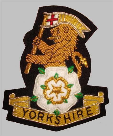 The Yorkshire Regiment Blazer Badge Badge Design Inspiration