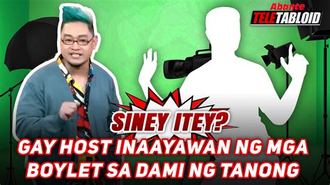 GAY HOST INAAYAWAN NG MGA BOYLET SA DAMI NG TANONG Abante TNT