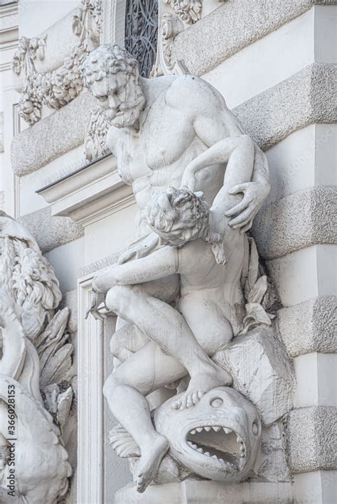 Statue Of Fight Of Hercules With A Club And Hippolyte And Amazonian