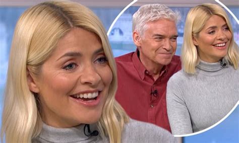 This Morning Holly Willoughby Embarrassed By Sex Question Daily Mail Online