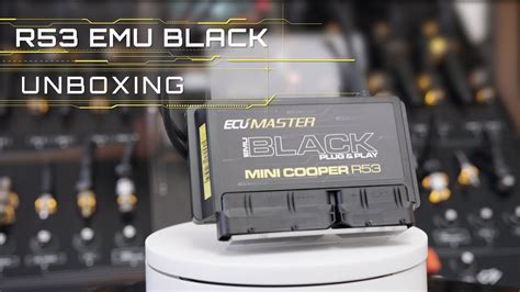 ECUMaster Mini Cooper R53 EMU Black Plug In ECU Unboxing YouTube