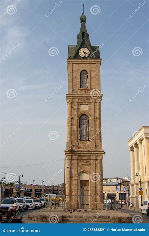 The Jaffa Clock Tower Ottoman Buildings In Old Jaffa Israel April