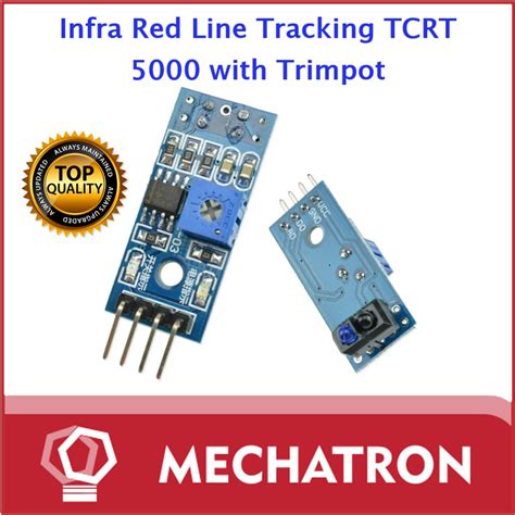 Jual Ir Infrared Line Track Follower Sensor Garis Cahaya Tcrt