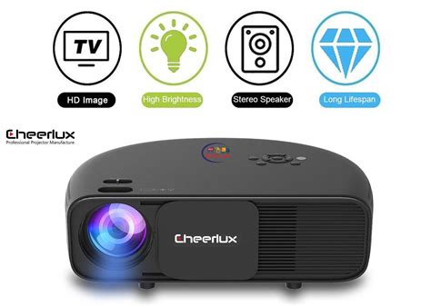 Cheerlux Cl Lumens Projector With Built In Tv Card Enfield Bd