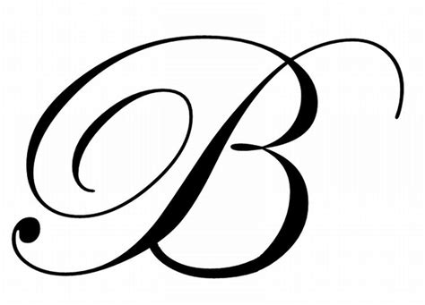 Edwardian Script Monogram Only Have Letter B Rivermill Embroidery