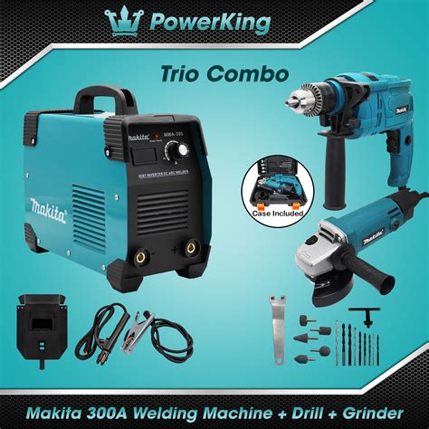 TRIO SET MK MMA 300 Welding Machine 2in1 MK 516 Drill And Grinder