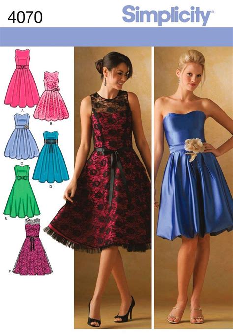 Formal Dress Sewing Patterns Free Patterns