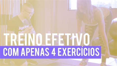 Treino Efetivo Apenas Exerc Cios Youtube