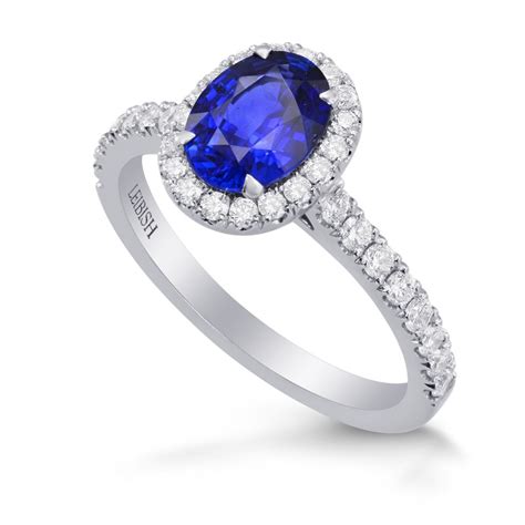 Sapphire & Diamond Halo Ring, SKU 288630 (1.77Ct TW)