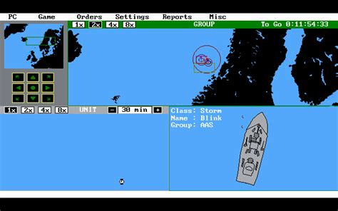 Screenshot of Harpoon (DOS, 1989) - MobyGames