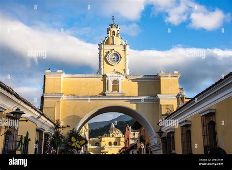 santa catalina arch antigua guatemala stock photo alamy