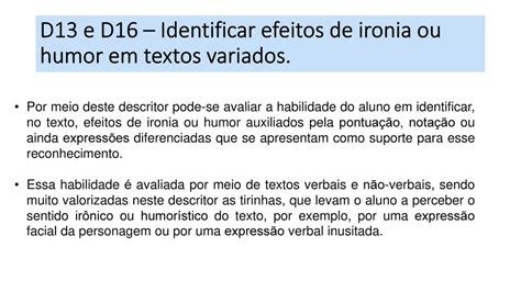 Identificar Efeitos De Ironia Ou Humor Em Textos Variados 5o Ano