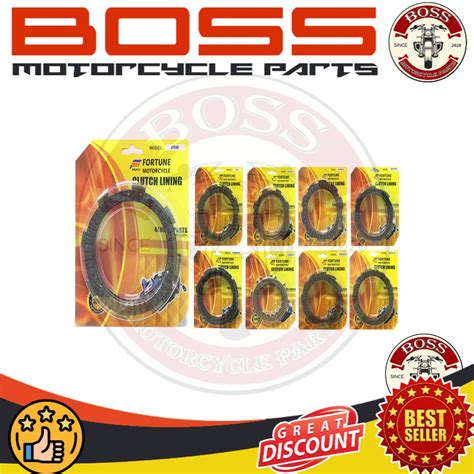 Motorcycle Clutch Lining Set Chl Tmx Xrm Wave Barako Shogun Stx Bajaj