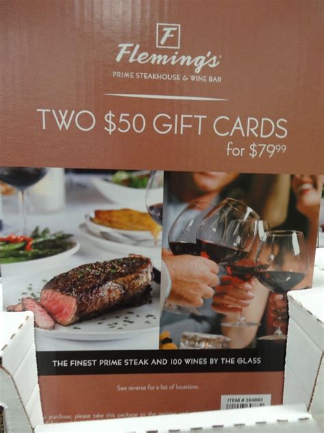 Fleming’s Steakhouse Discount Gift Card