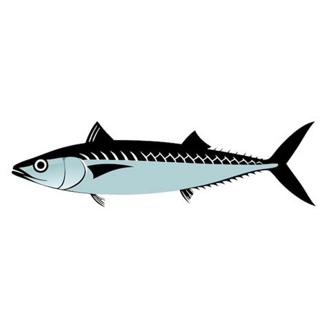 Atlantic Mackerel Fish Vector Illustration Premium Ai Generated Vector