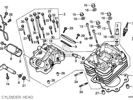 Honda Fourtrax 300 Rear Differential Diagram