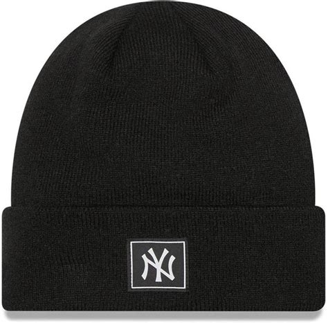 M Ska Czapka Zimowa New Era Team Cuff Beanie New York Yankees Czarna