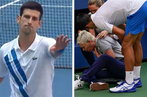 Novak Djokovic Disqualified From Us Open After Hitting Line Judge With