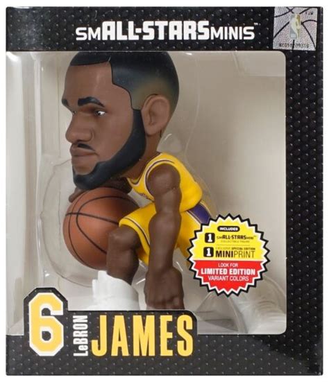 LeBron James Los Angeles Lakers SmALL STARS Minis 6 Vinyl Collectible