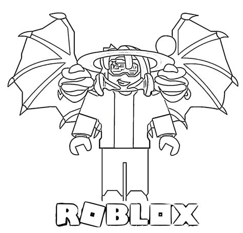 Coloriage Avatar Ail De Roblox T L Charger Et Imprimer Gratuit Sur