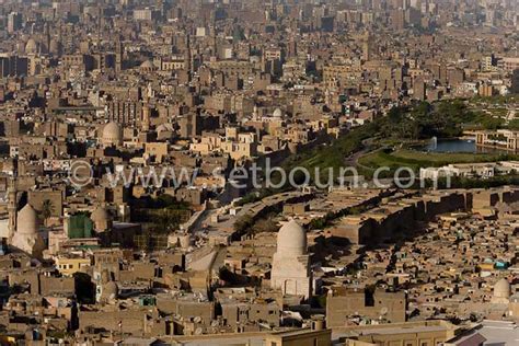 Egypt Cairo Aerial View Of Al Kahira The North CEMETE Flickr