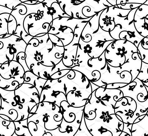 Seamless Vintage Patterns Floral Pattern Vector Vintage Floral