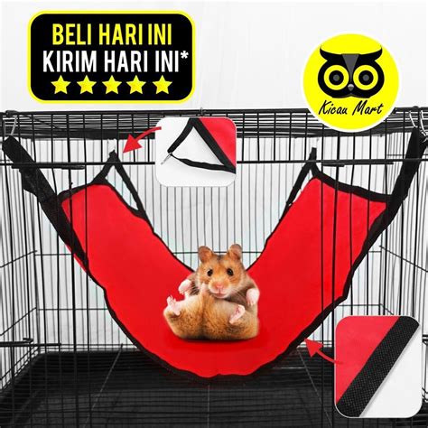 Jual Hamock Ayunan Mainan Hewan Hamster Burung Sugar Glider Hammock