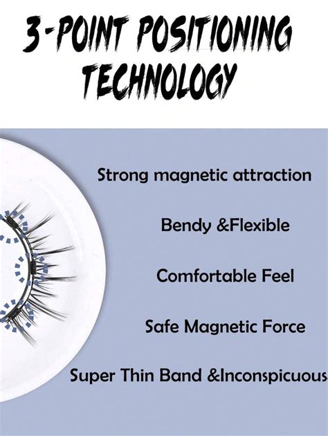 1 par de pestañas magnéticas Los principiantes pueden aprenderlas y