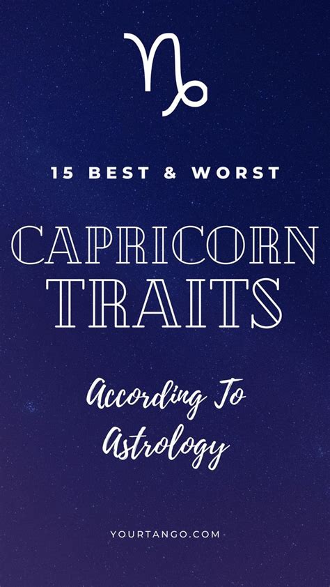 The Best And Worst Capricorn Personality Traits And Characteristics