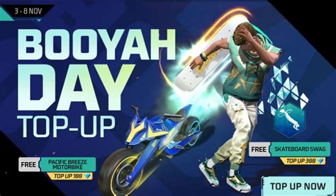 Free Fire MAX Booyah Top Up Event Guide To Get Free Skateboard Swag