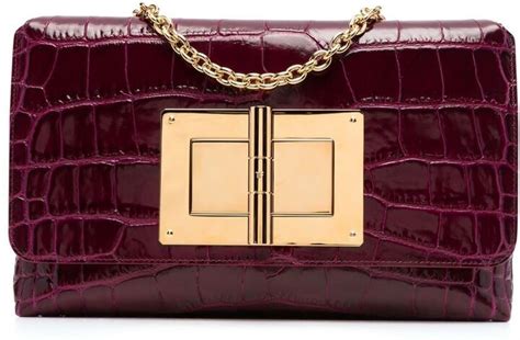 Tom Ford Crocodile Effect Clutch Bag Shopstyle