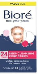 Biore Deep Cleansing Pore Strips 24 Nose Strips 1Source