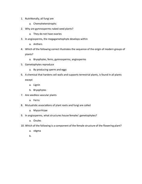 Chapter 16f Nutritionally All Fungi Are A Chemoheterotrophs Why Are