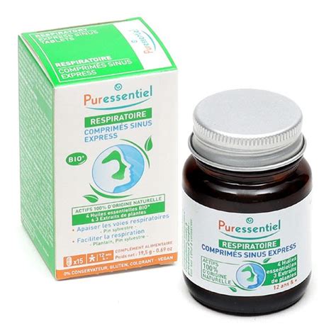 Puressentiel Respiratoire Comprimés Sinus Express Nez bouché