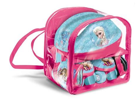 Pack Patins Roulettes Avec Casque Et Protections Frozen La Reine Des