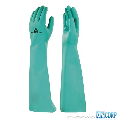 Guantes Químicos Nitrex VE846 Nitrilo Verdes Delta Plus