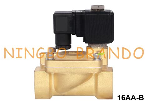 Pulgada 24V 220V de la válvula 1 de Operated Brass Solenoid del piloto