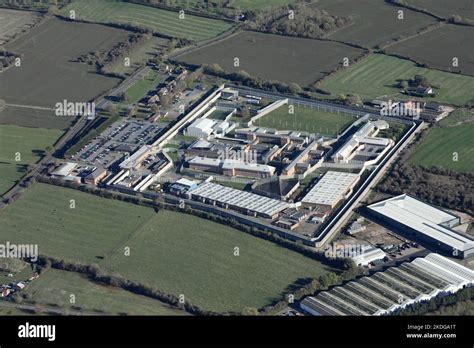 Aerial view of Long Lartin High Security Prison near Evesham in Worcestershire Stock Photo - Alamy